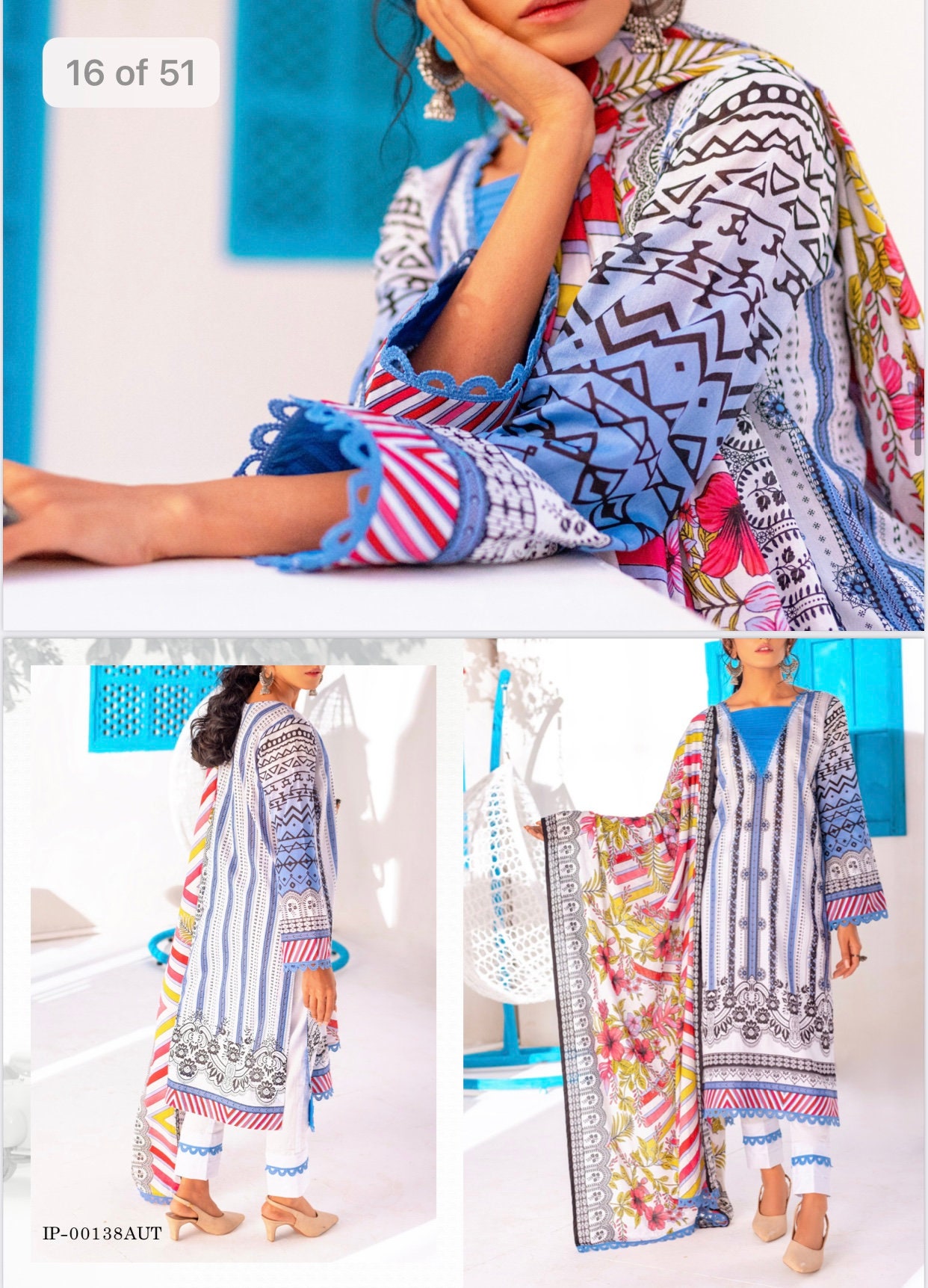 Eid Unstitched Clothes Pakistani Branded Salwar Kameez Suit Unstitched Eid Partywear Dress, Salwar Kamij Dress for Eid Ramadan Special Day