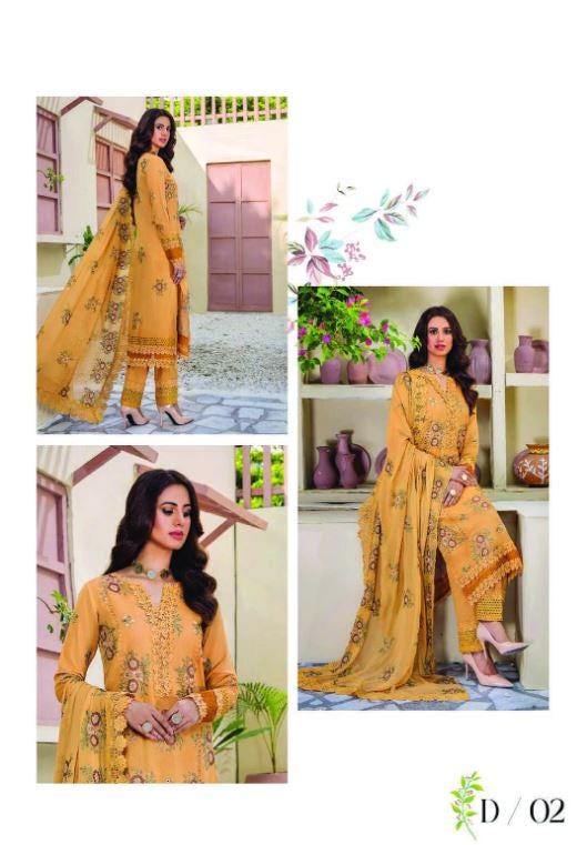 Eid Dress For Womens - Pakistani Embroidered Karandi Ramadan Partywear Festival Suits Salwar Kameez Suit In Medium Size By Rumli