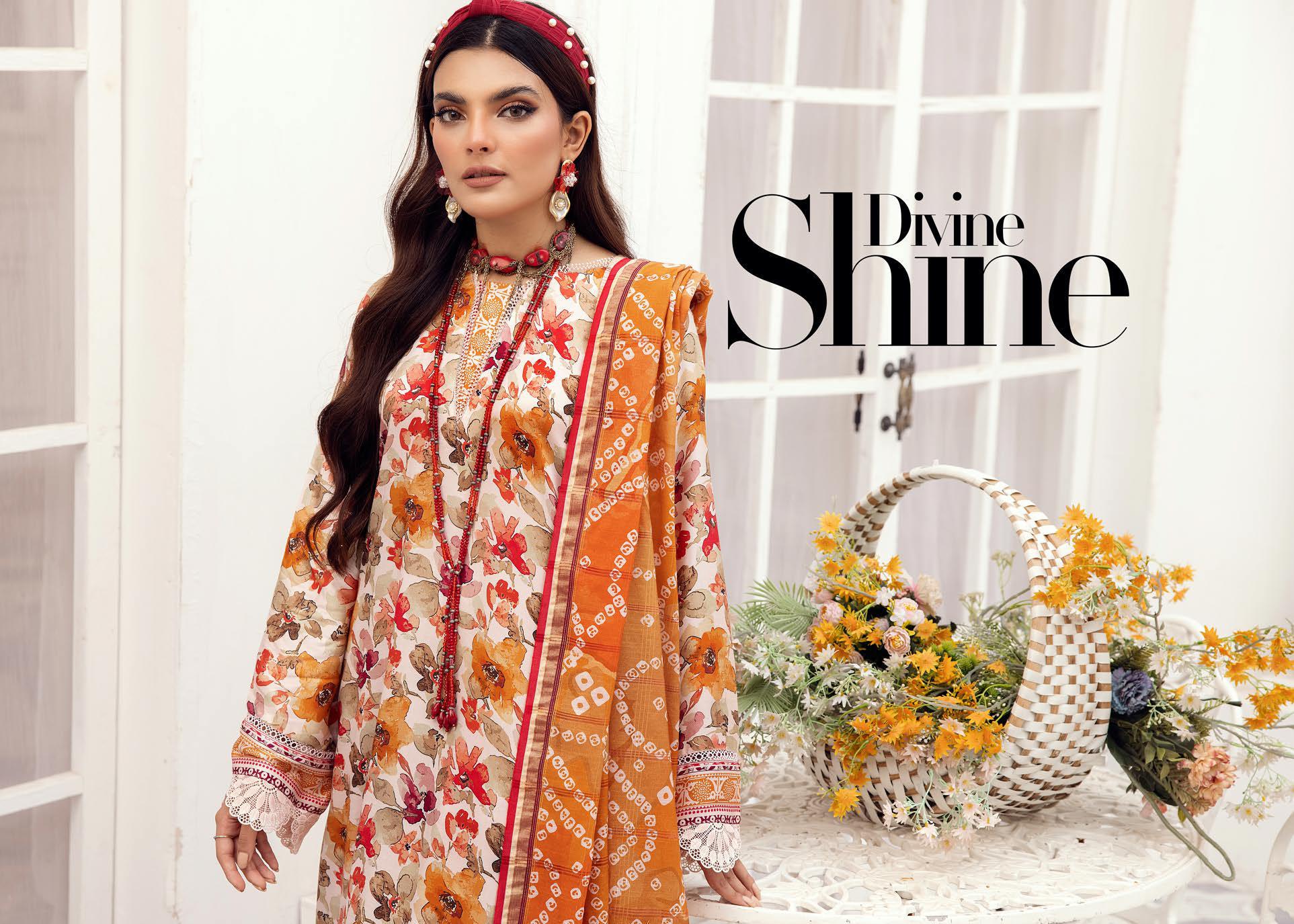 Eid Dress For Womens - Pakistani Embroidered Lawn Ramadan Partywear Festival Suits Winter Satin Clothes in Medium Size