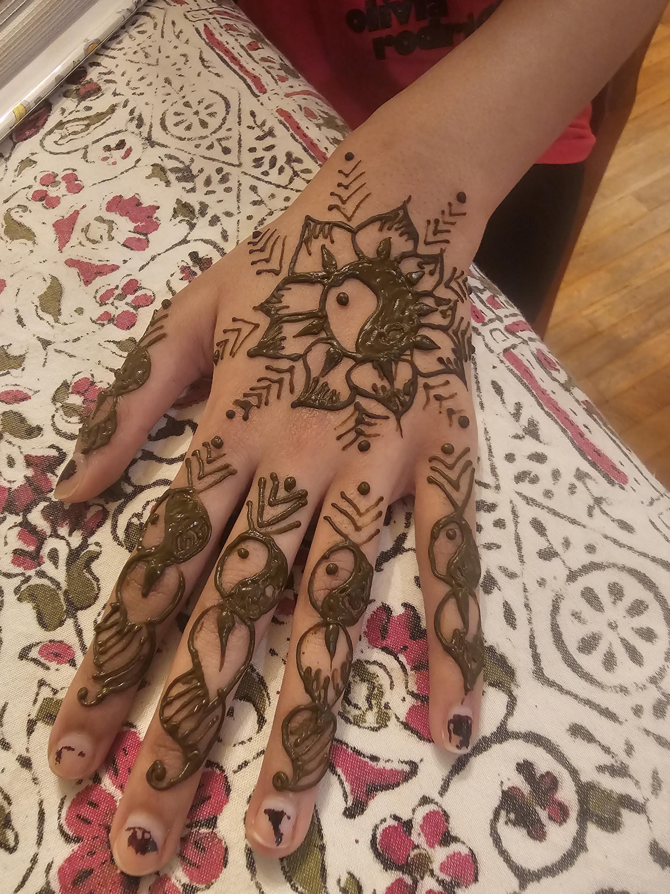 Fresh Natural Henna for Newbie Organic Mehndi for Bridal Natural Organic Henna Herbal Henna Cone for Wedding Bday Party Fresh Henna Cone
