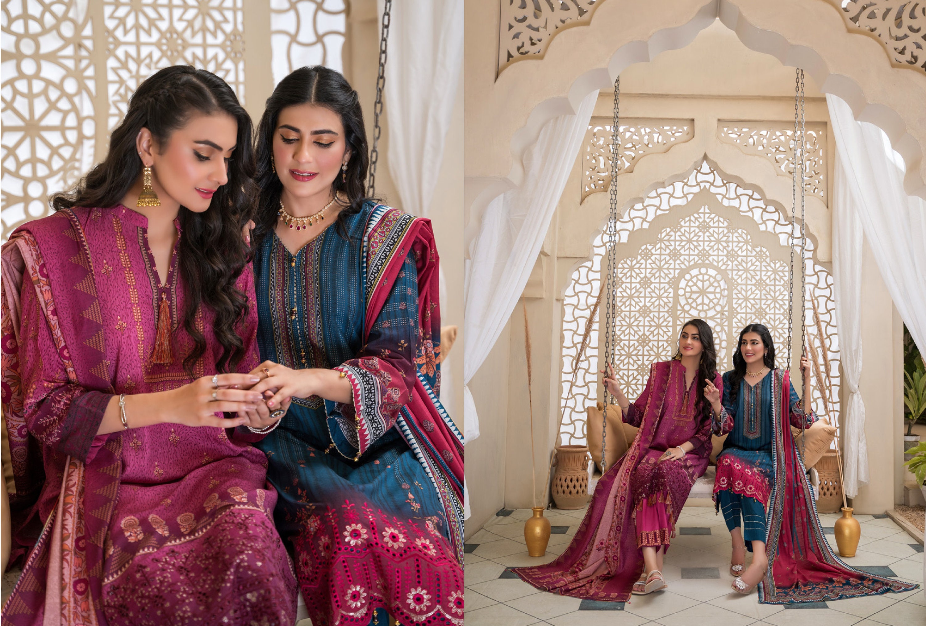 Eid Unstitched - Pakistani Branded - Salwar Kameez Suit - Clothes for Women - Eid Partywear Dress -Winterwear Linen Suit