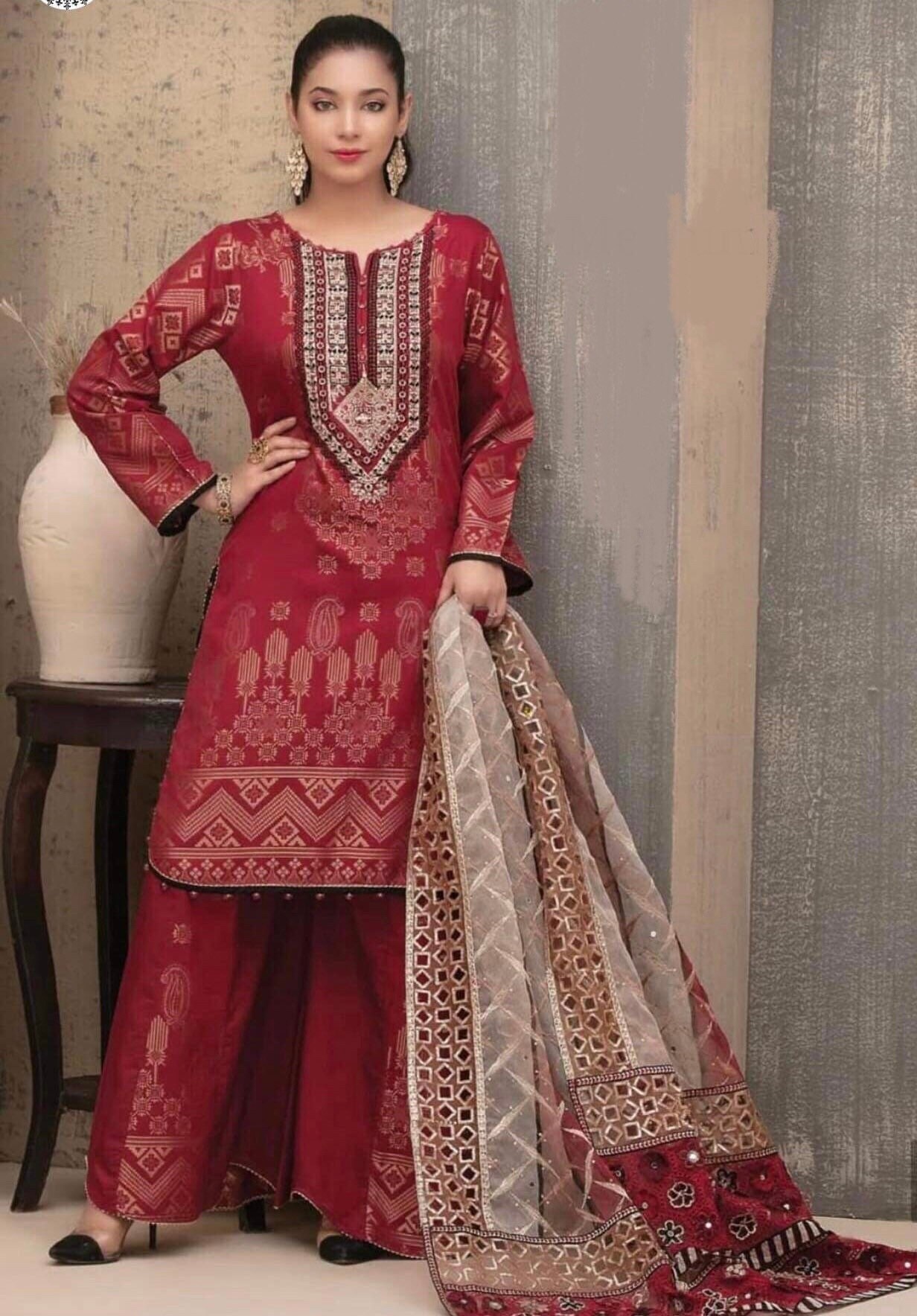 Eid party wear stitched-Small size left - Partywear Eid Dress -  Salwar Kameez Suit -