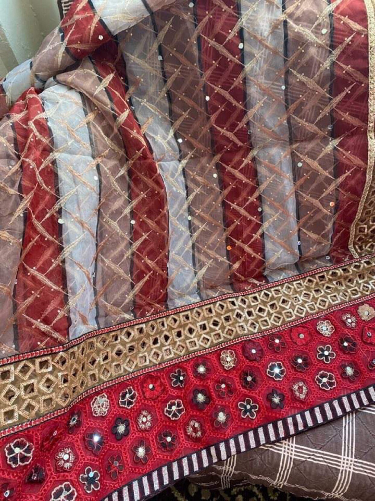 Eid party wear stitched-Small size left - Partywear Eid Dress -  Salwar Kameez Suit -
