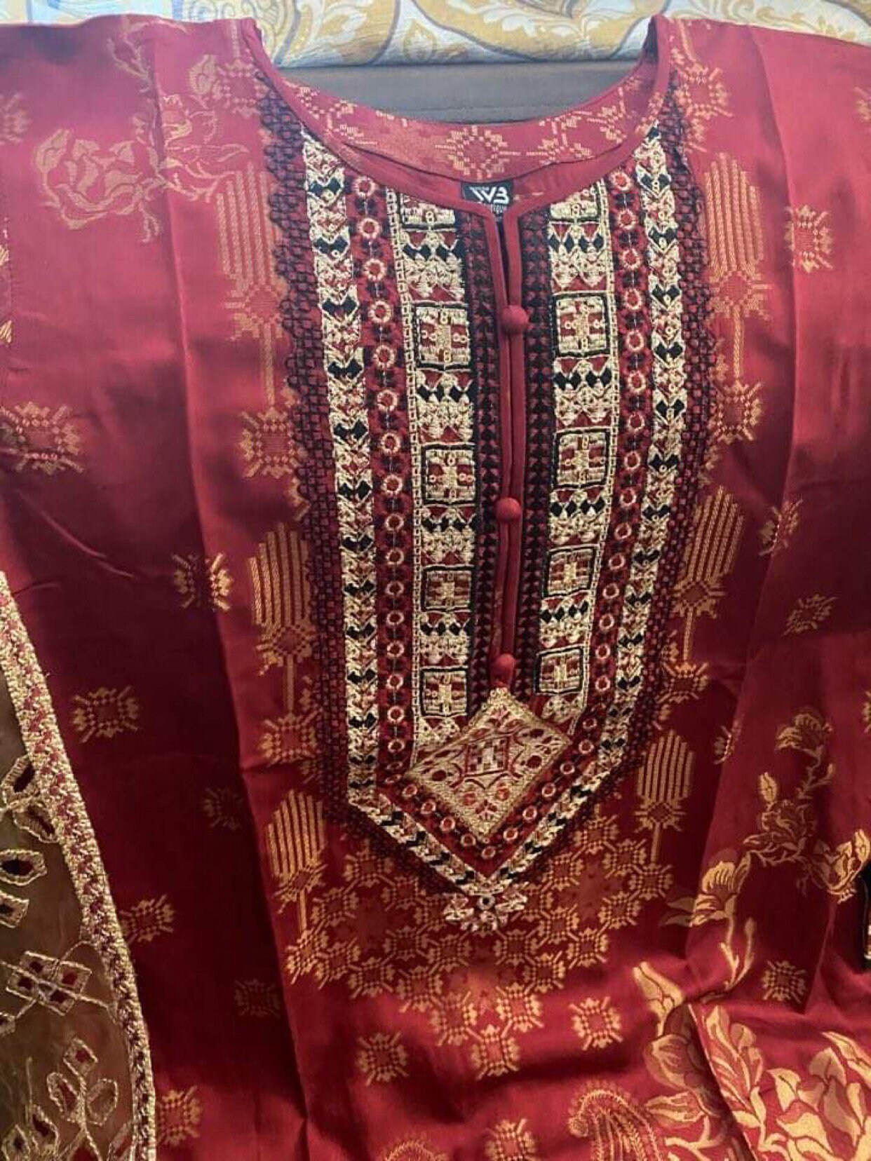 Eid party wear stitched-Small size left - Partywear Eid Dress -  Salwar Kameez Suit -