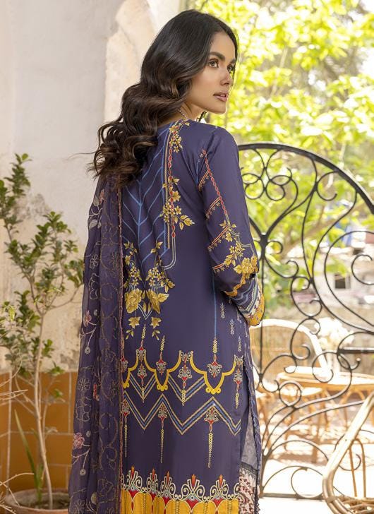 Eid Dress For Womens - Pakistani Embroidered Lawn Ramadan Partywear Festival Suits Readymade Partywear Eid Suit In Large Size