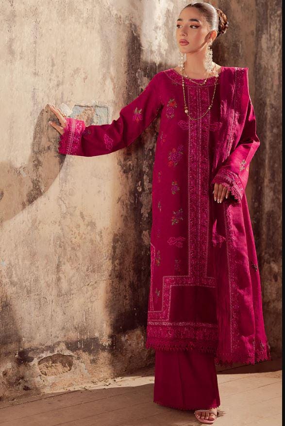 Eid Dress For Womens - Pakistani Embroidered Lawn Ramadan Partywear Festival Suits Salwar Kameez Suit In Large Size By Rajbari