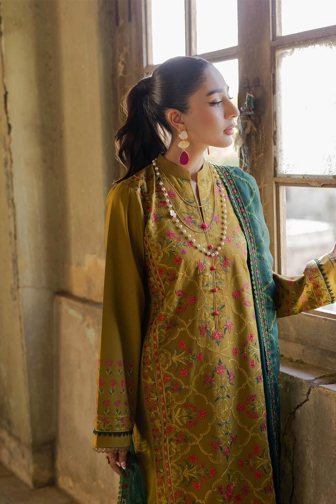 Eid Dress For Womens - Pakistani Embroidered Lawn Ramadan Partywear Festival Suits Salwar Kameez Suit In Large Size By Rajbari
