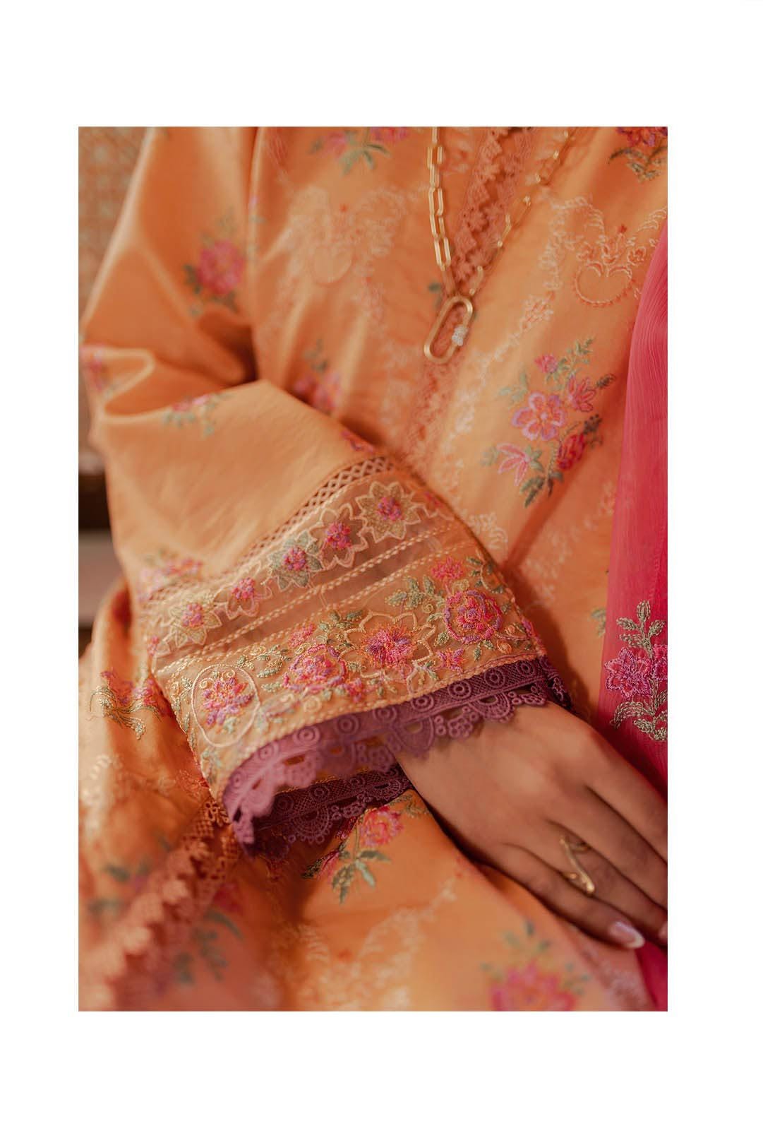 Eid Dress For Womens - Pakistani Embroidered Lawn Ramadan Partywear Festival Suits Salwar Kameez Suit In Large Size By Rajbari