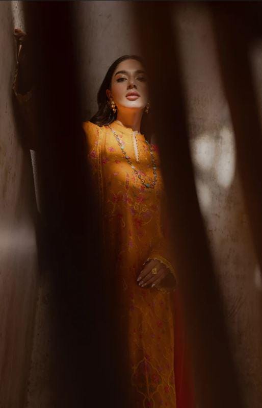 Eid Dress For Womens - Pakistani Embroidered Lawn Ramadan Partywear Festival Suits Salwar Kameez Suit In Large Size By Rajbari