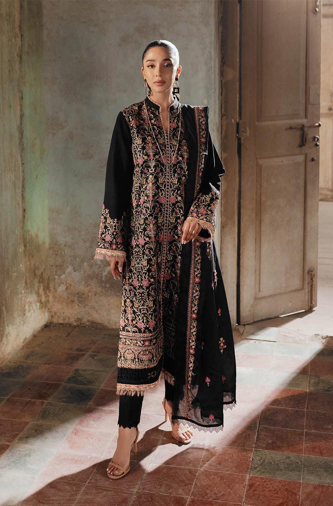 Eid Dress For Womens - Pakistani Embroidered Lawn Ramadan Partywear Festival Suits Salwar Kameez Suit In Large Size By Rajbari