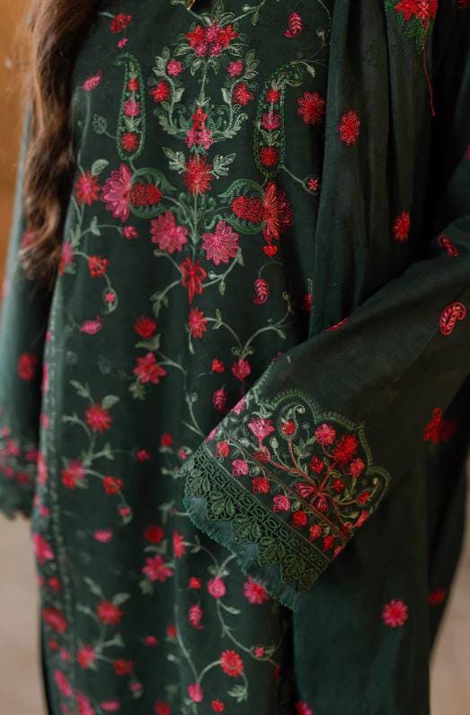 Eid Dress For Womens - Pakistani Embroidered Lawn Ramadan Partywear Festival Suits Salwar Kameez Suit In Large Size By Rajbari