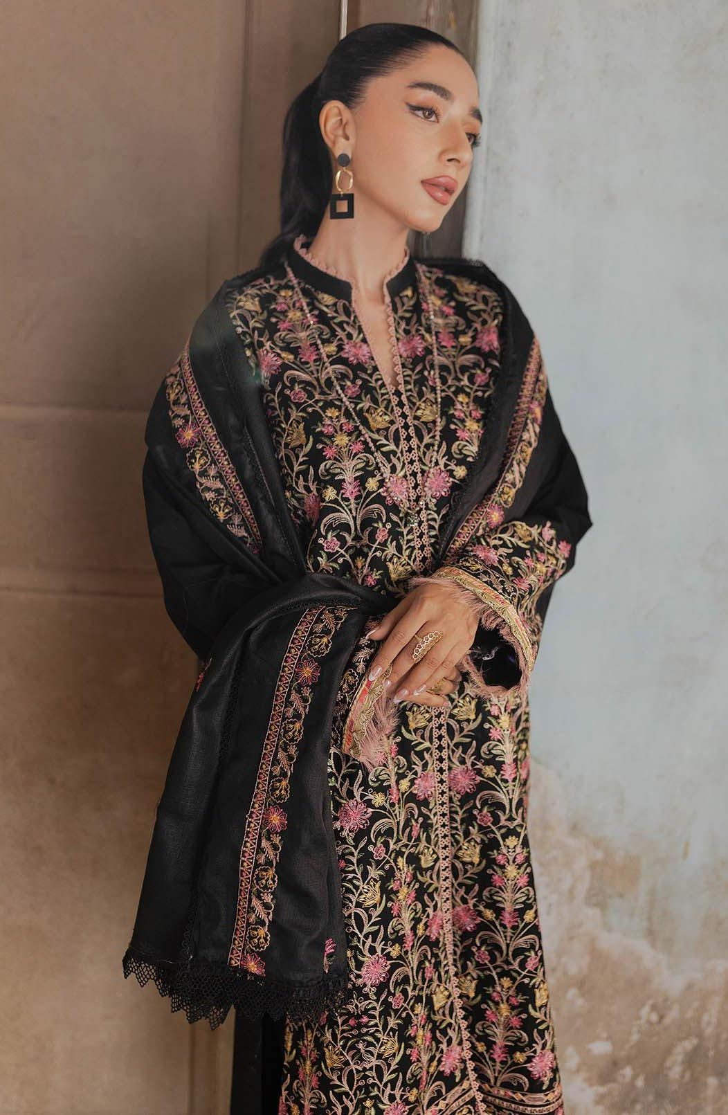 Eid Dress For Womens - Pakistani Embroidered Lawn Ramadan Partywear Festival Suits Salwar Kameez Suit In Large Size By Rajbari