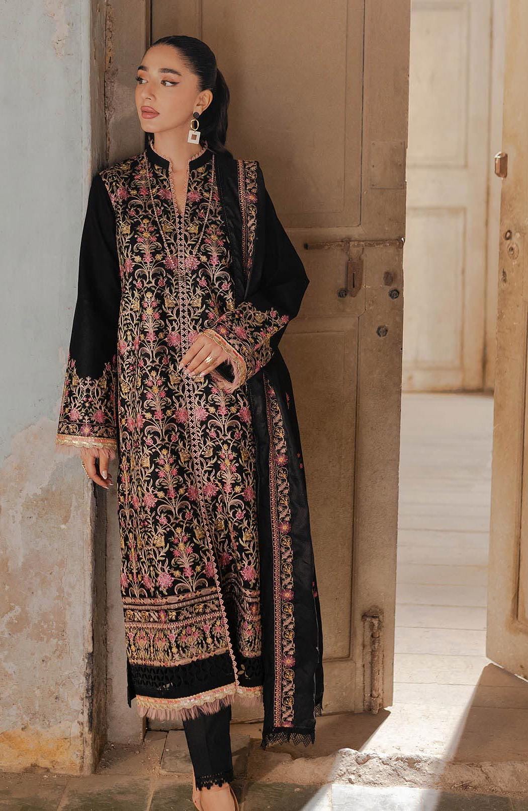 Eid Dress For Womens - Pakistani Embroidered Lawn Ramadan Partywear Festival Suits Salwar Kameez Suit In Large Size By Rajbari