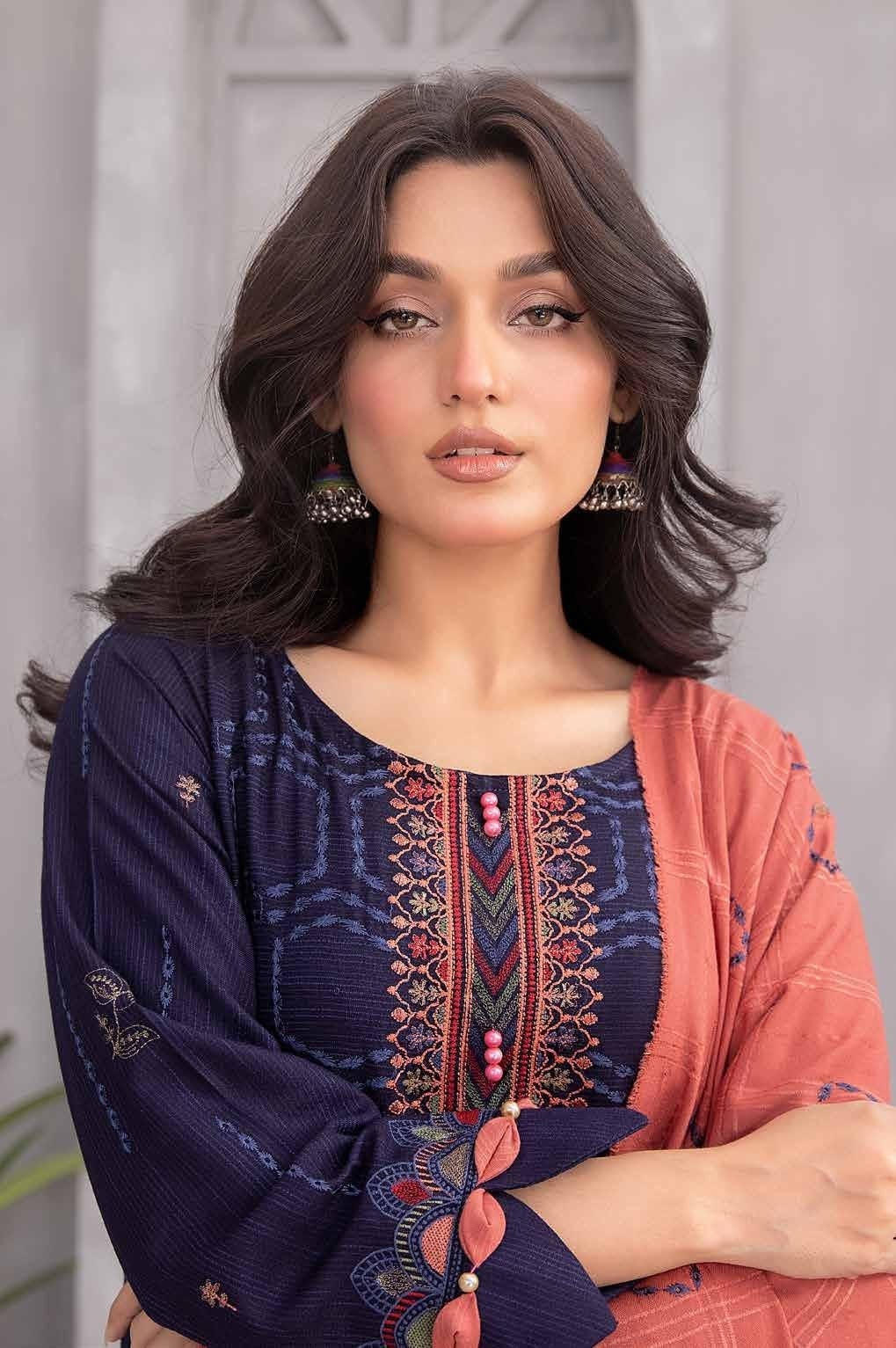 Eid Dress For Womens - Pakistani Embroidered Leather Peach Ramadan Partywear Festival Suits Salwar Kameez Suit In Large Size
