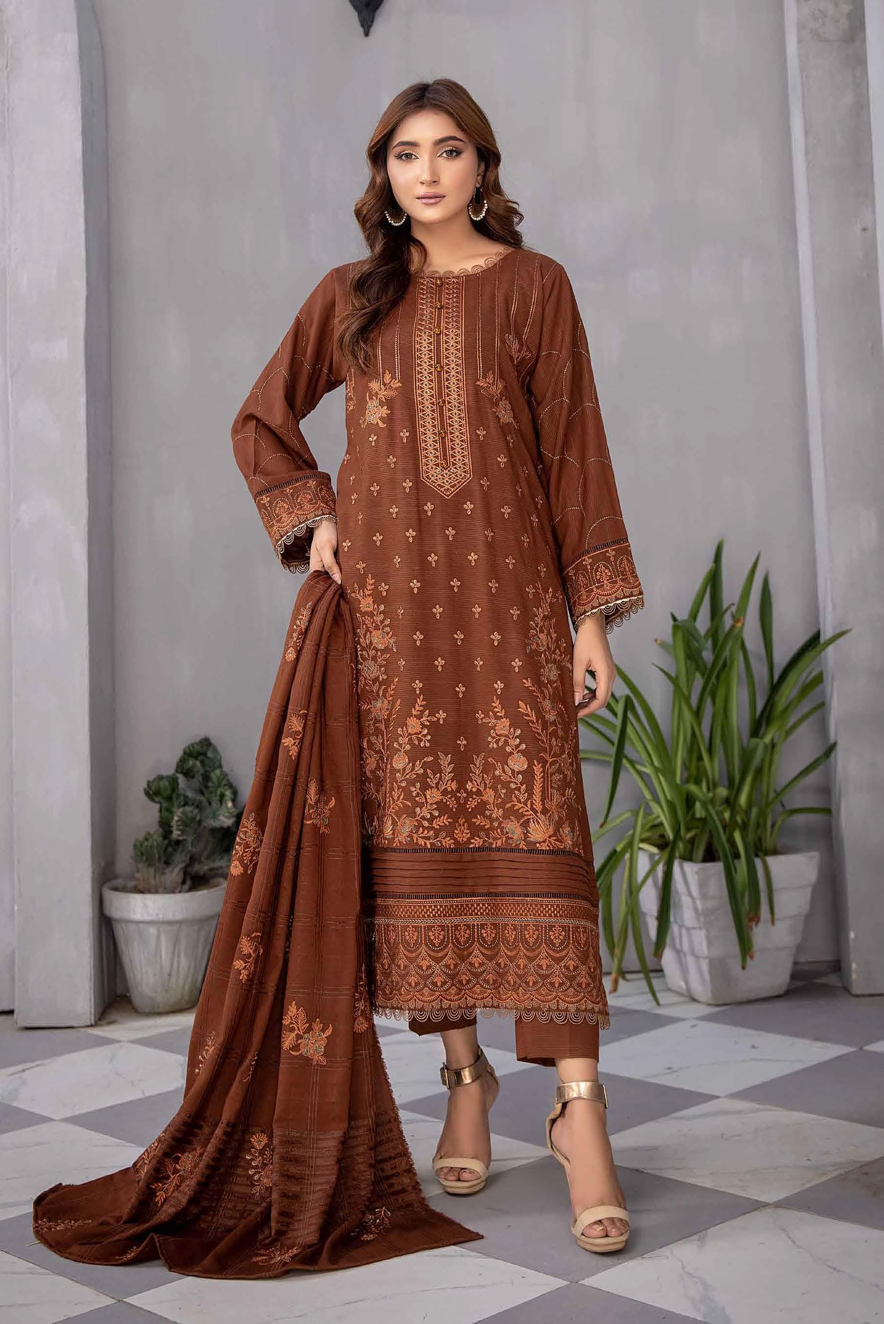 Eid Dress For Womens - Pakistani Embroidered Leather Peach Ramadan Partywear Festival Suits Salwar Kameez Suit In Large Size