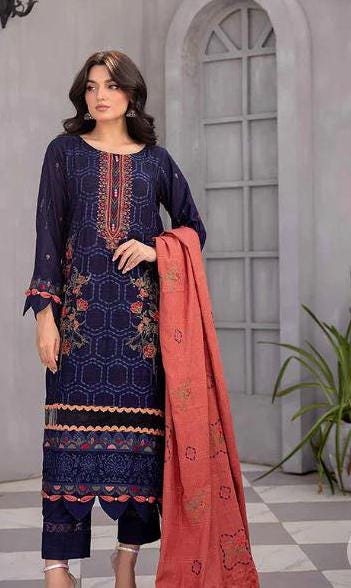 Eid Dress For Womens - Pakistani Embroidered Leather Peach Ramadan Partywear Festival Suits Salwar Kameez Suit In Large Size