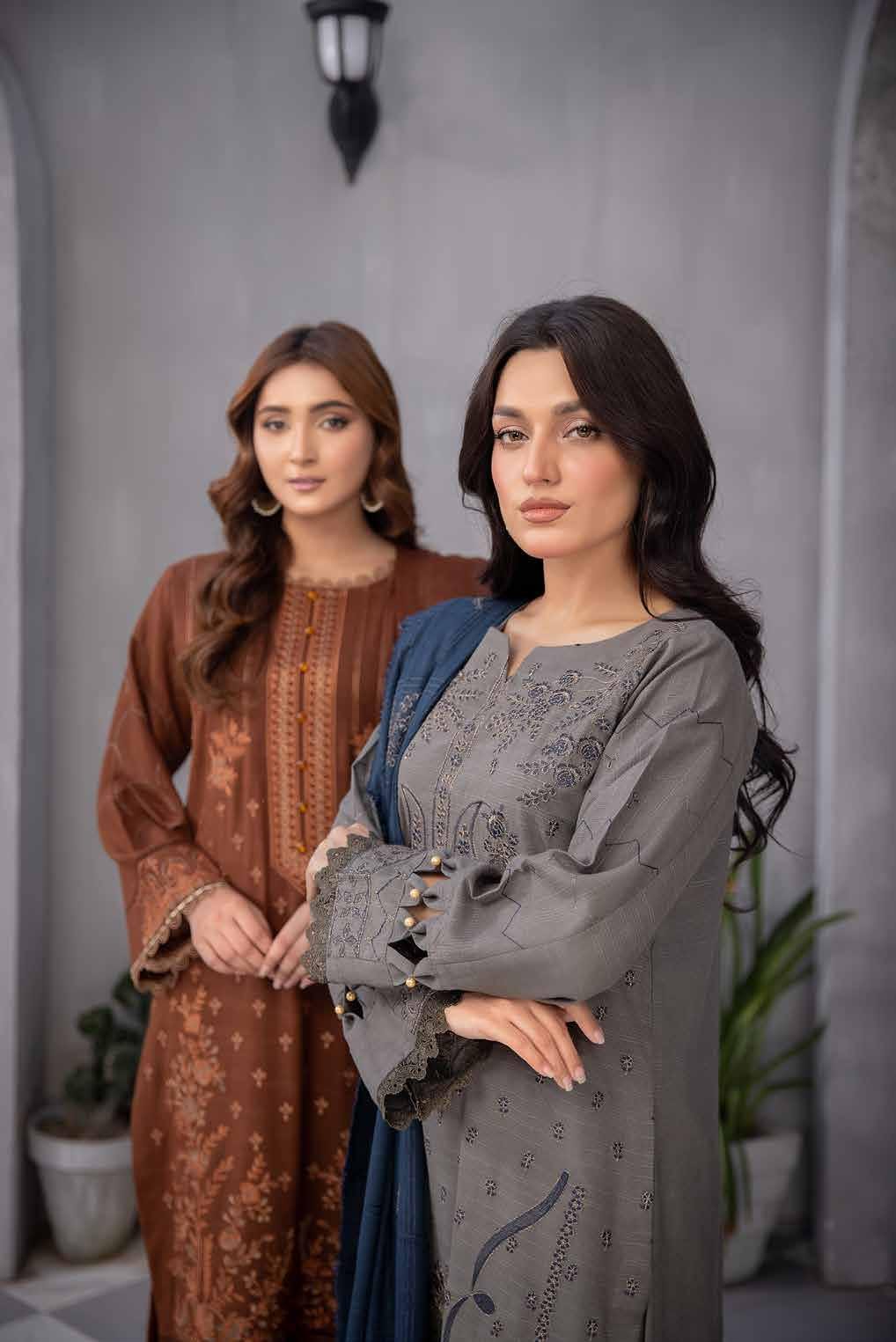 Eid Dress For Womens - Pakistani Embroidered Leather Peach Ramadan Partywear Festival Suits Salwar Kameez Suit In Large Size