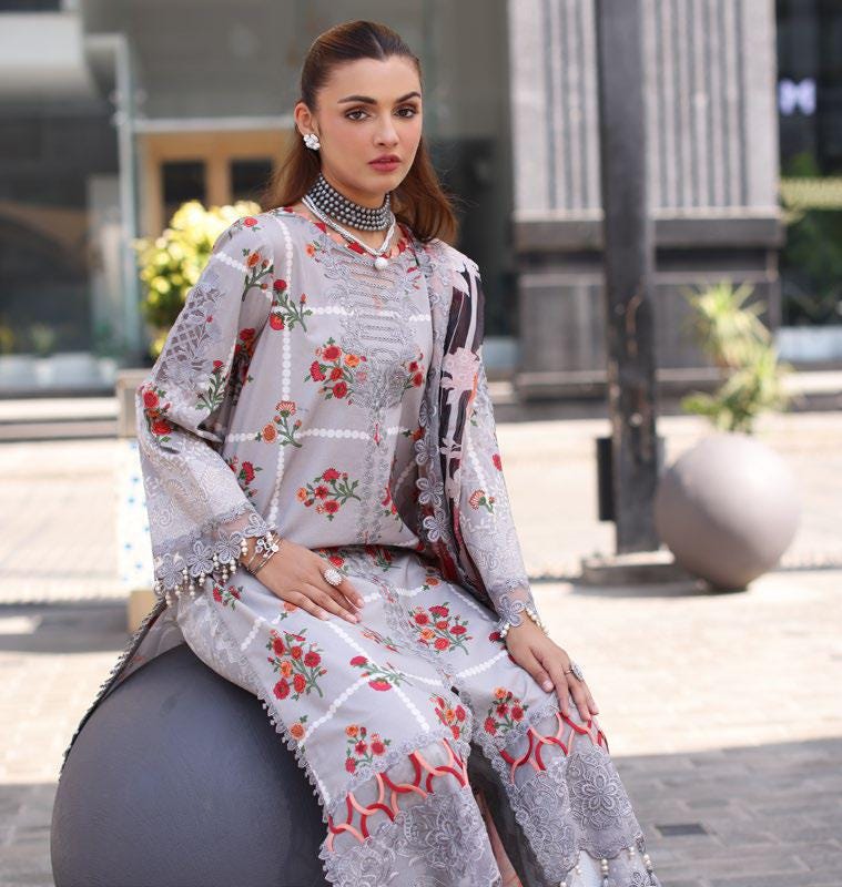 Eid Dress For Womens - Pakistani Embroidered Ramadan Partywear Festival Suits