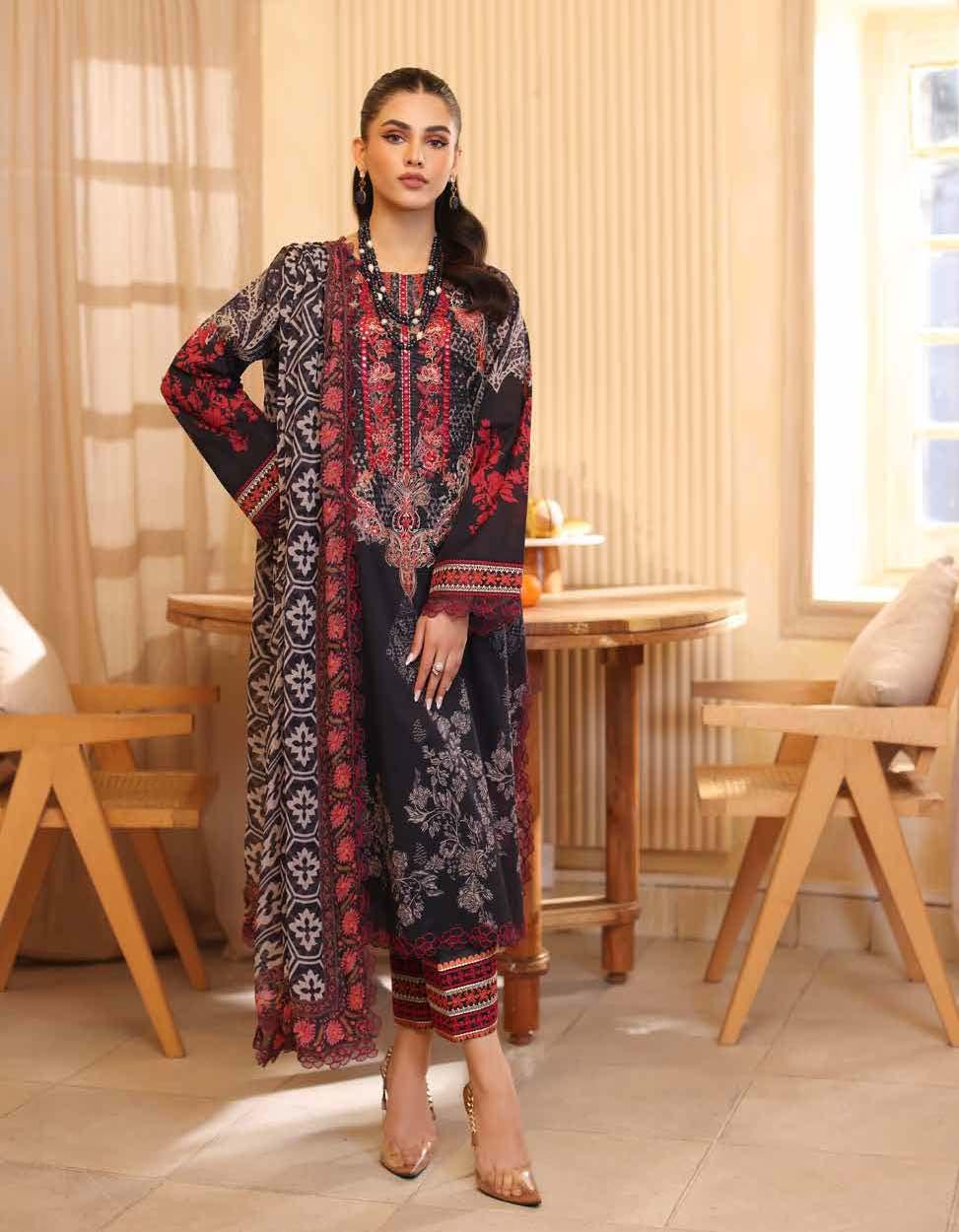 Eid Dress For Womens - Pakistani Embroidered Ramadan Partywear Festival Suits