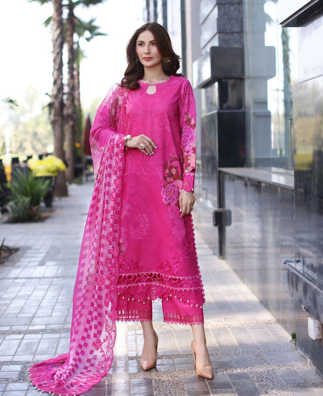 Eid Dress For Womens - Pakistani Embroidered Ramadan Partywear Festival Suits
