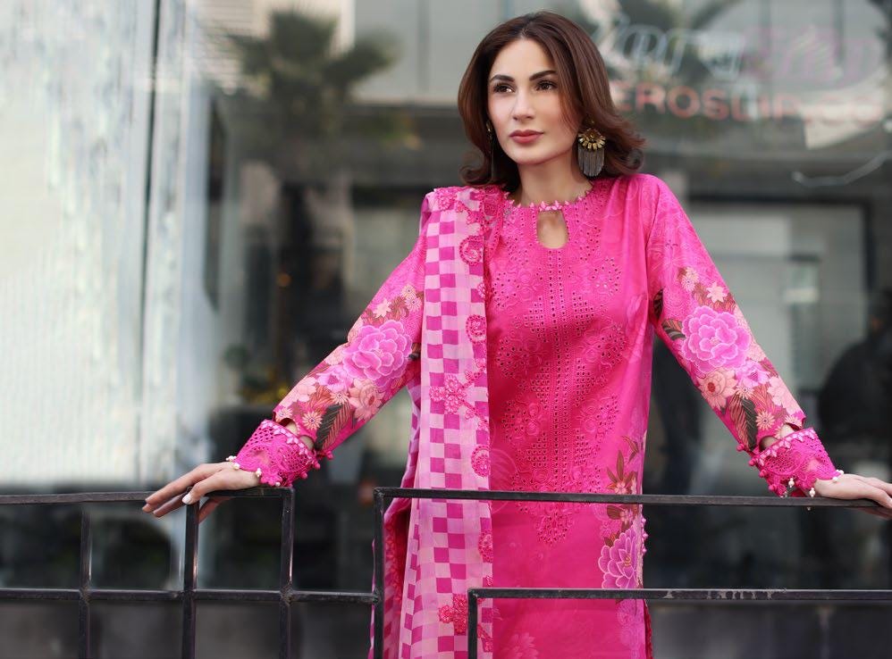 Eid Dress For Womens - Pakistani Embroidered Ramadan Partywear Festival Suits