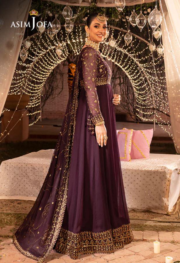 Eid Dress For Womens – Wedding Festival Salwar Kameez Suits Luxury Embroidered Chiffon Pakistani Eid Partywear Suit In Medium Size