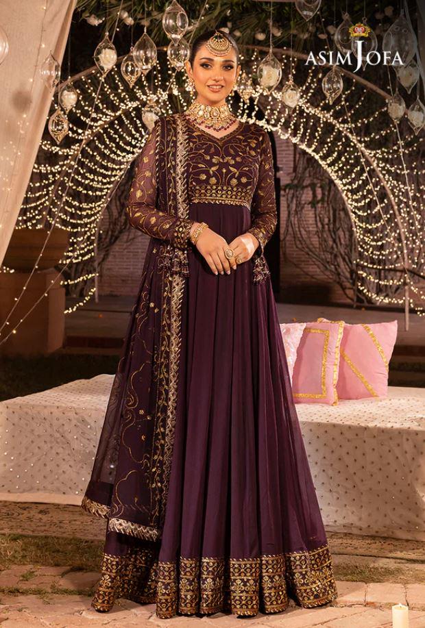 Eid Dress For Womens – Wedding Festival Salwar Kameez Suits Luxury Embroidered Chiffon Pakistani Eid Partywear Suit In Medium Size