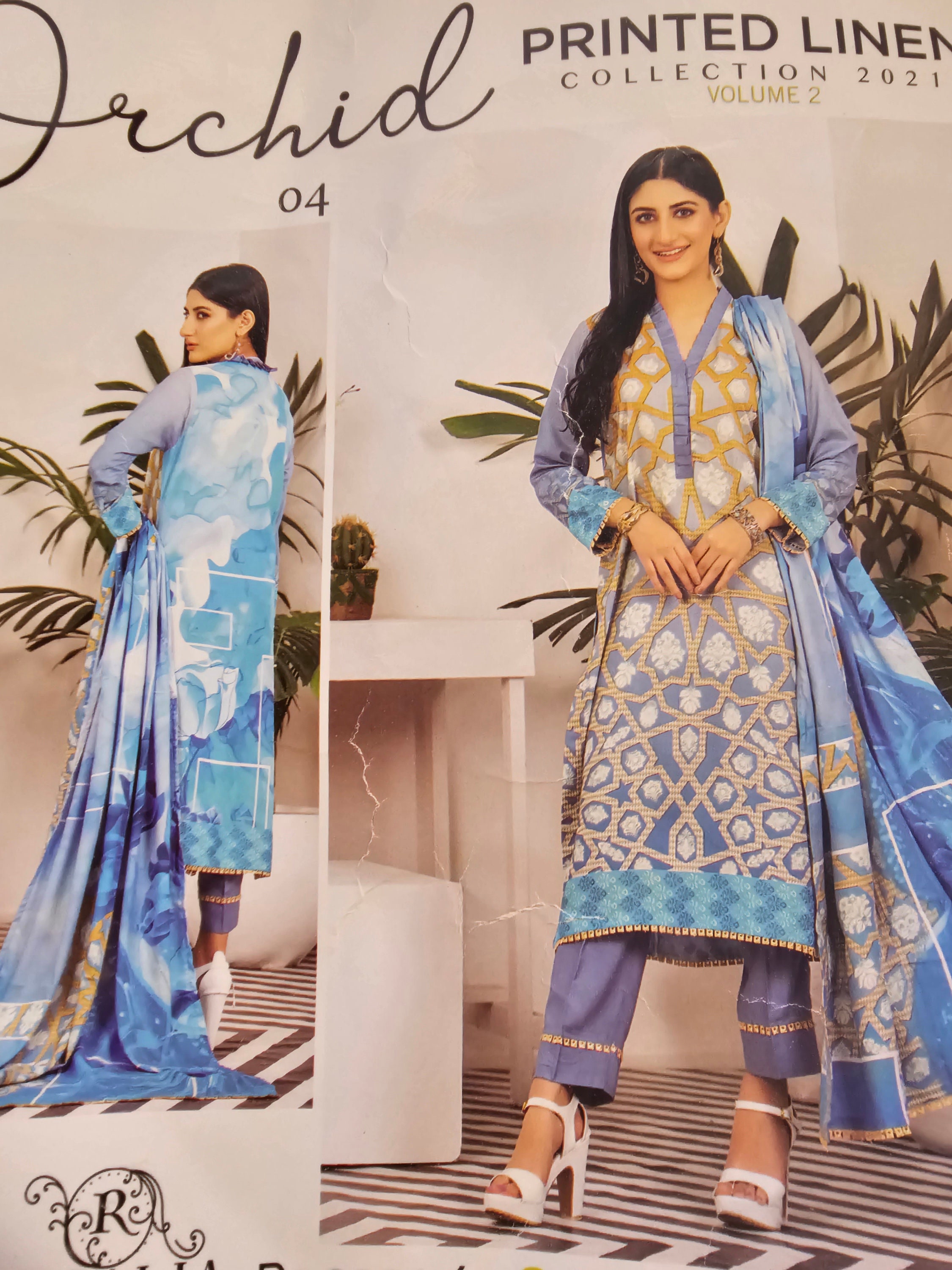 Eid Unstitched Clothes Pakistani Branded Designer Dress Partywear Eid Suit Unstitched 3pc Suit Salwar Kamij Dress for Eid Partywear Dress