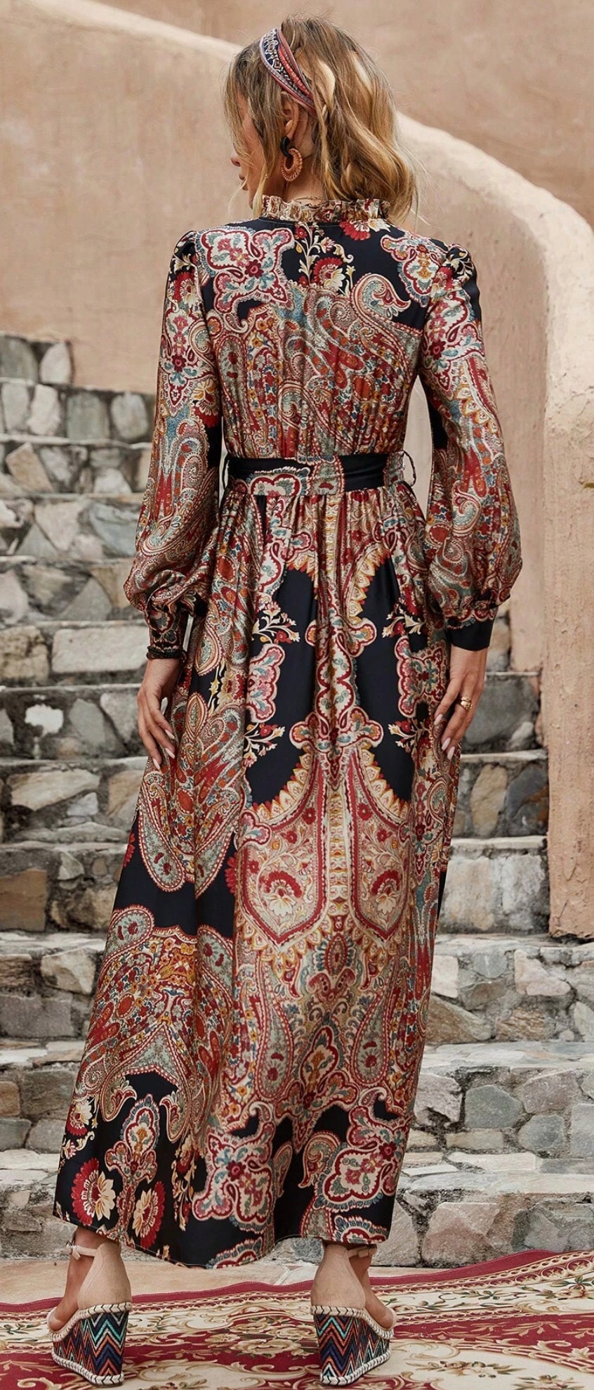 New Chiffon Model Paisley Floral Print Maxi Partywear Floral Maxi Designer Maxi Floral Long Maxi Readymade Maxi for Girls