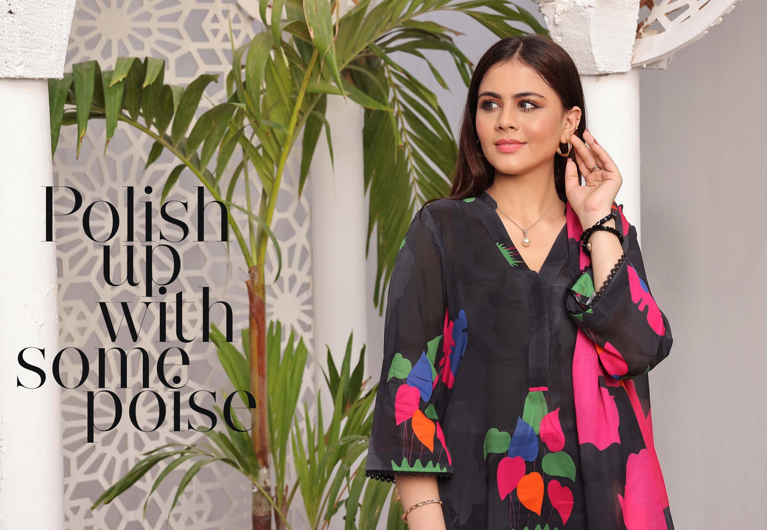 Eid Dress For Womens - Pakistani Embroidered Lawn Ramadan Partywear Festival Suits In Medium Size