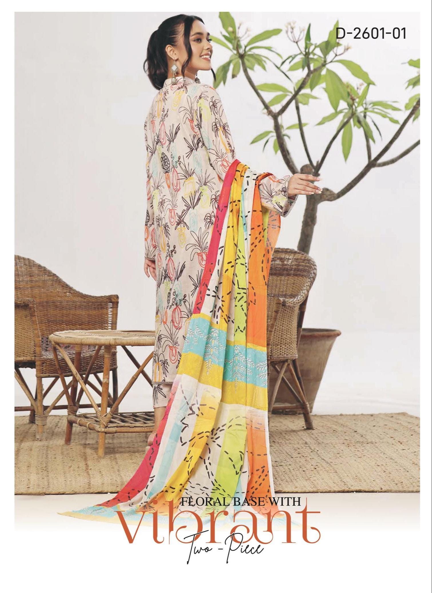 Eid Dress For Womens - Pakistani Embroidered Lawn Ramadan Partywear Festival Suits In Medium Size