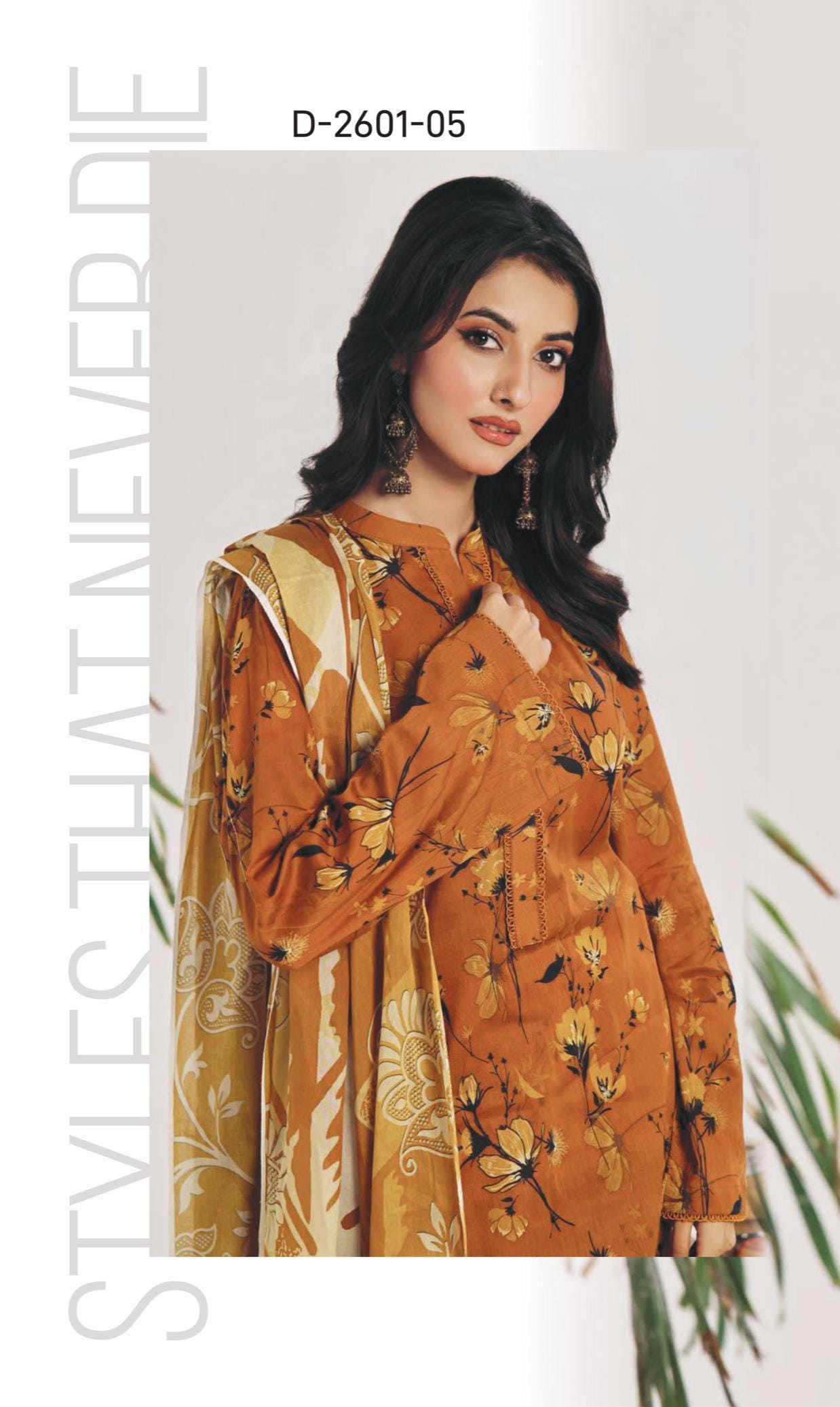 Eid Dress For Womens - Pakistani Embroidered Lawn Ramadan Partywear Festival Suits In Medium Size