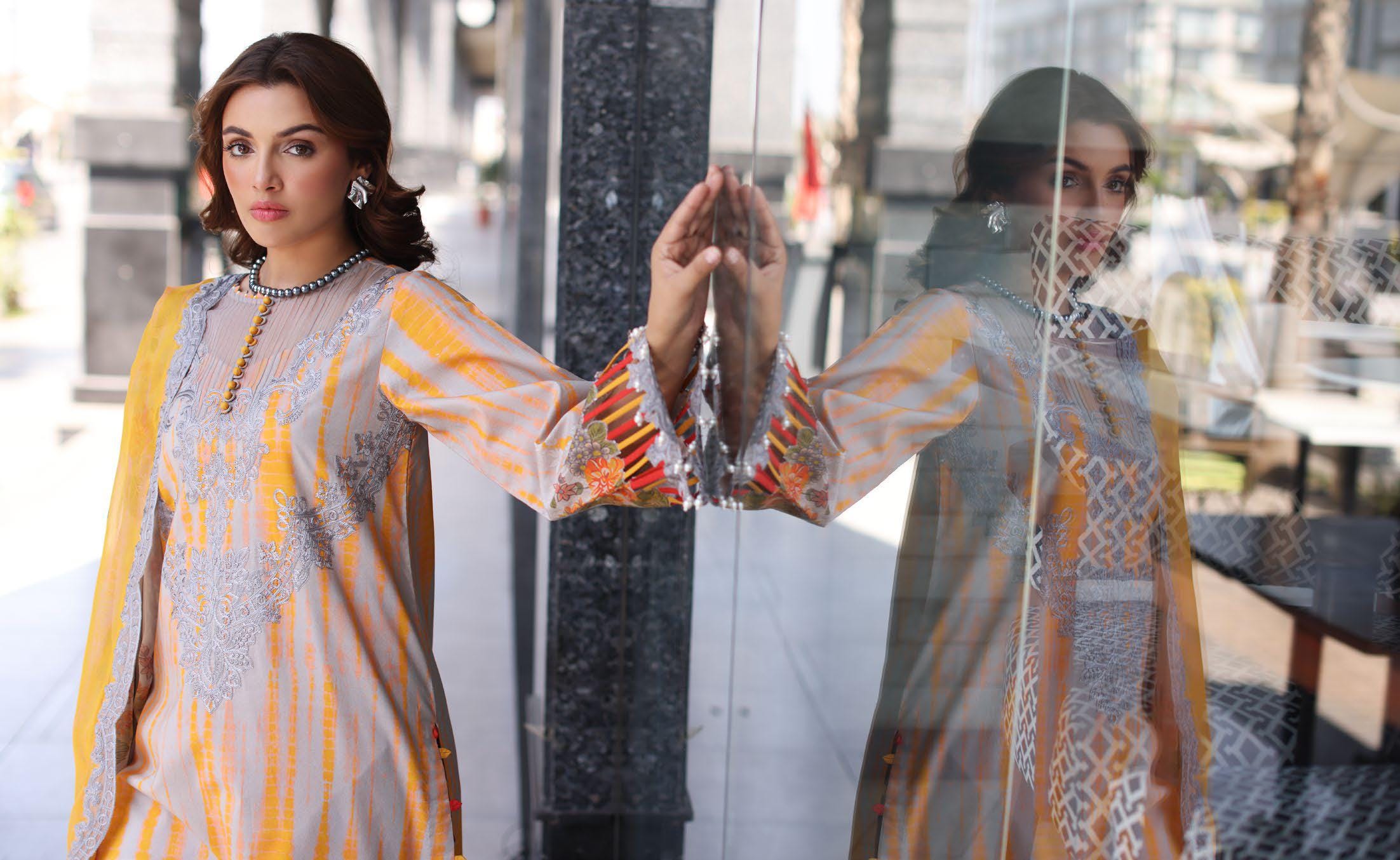 Eid Dress For Womens - Pakistani Embroidered Ramadan Partywear Festival Suits In Large Size