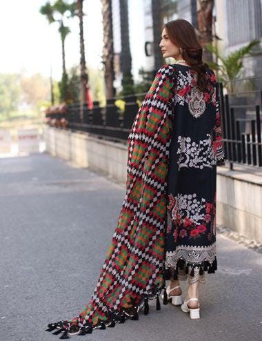 Eid Dress For Womens - Pakistani Embroidered Ramadan Partywear Festival Suits In Large Size