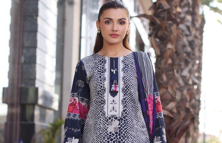 Eid Dress For Womens - Pakistani Embroidered Ramadan Partywear Festival Suits In Large Size