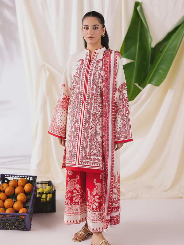 Eid Dress For Womens - Pakistani Printed Lawn Ramadan Partywear Festival Suits Co-Ord Eid Suits Readymade Cord Suit In Small Size