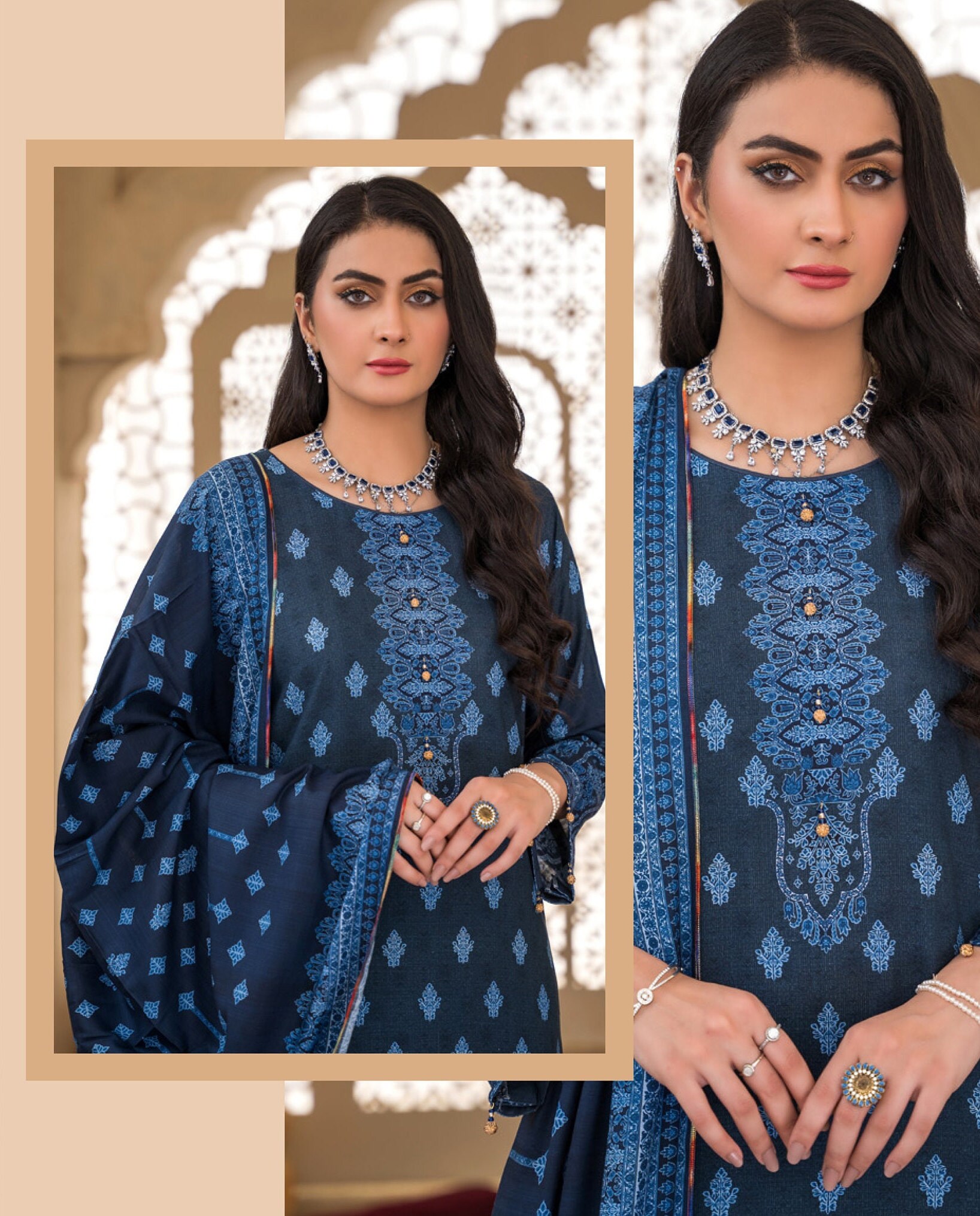 Eid Unstitched Partywear Eid Suit Pakistani Branded Designer Dress Salwar Kameez Suit Winterwear Linen Suit Unstitched Clothes for Women