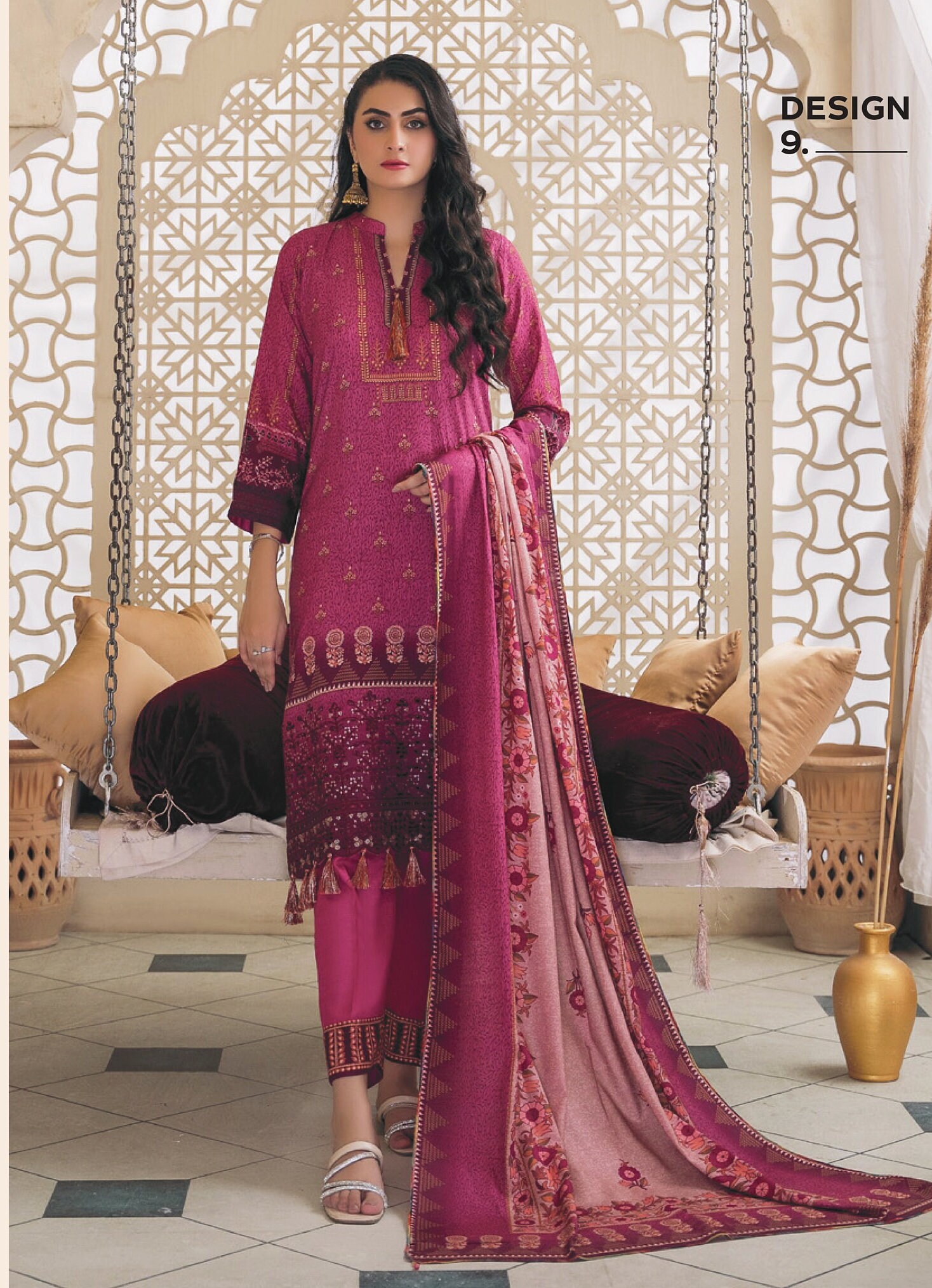 Eid Unstitched Partywear Eid Suit Pakistani Branded Designer Dress Salwar Kameez Suit Winterwear Linen Suit Unstitched Clothes for Women