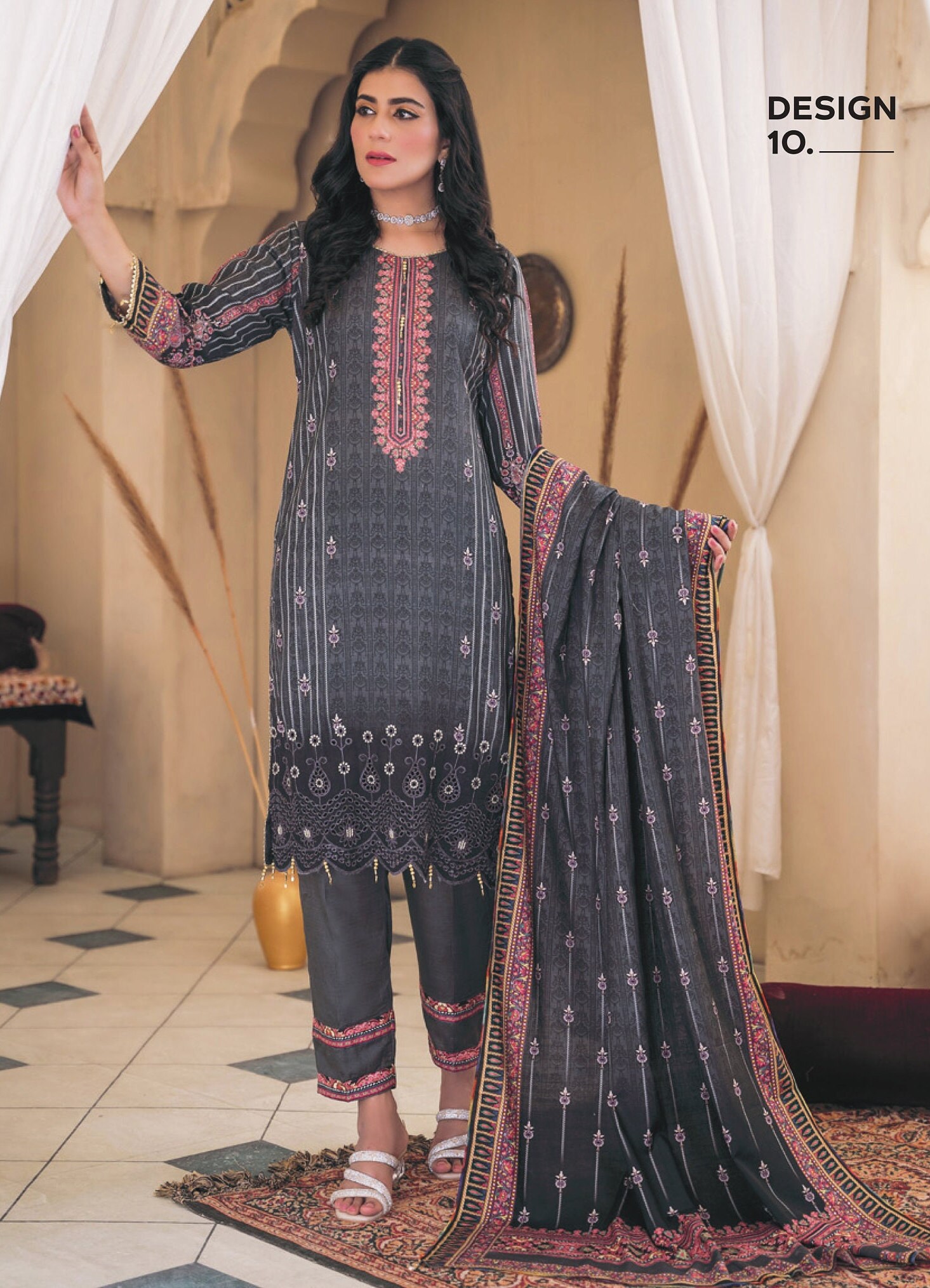 Eid Unstitched Partywear Eid Suit Pakistani Branded Designer Dress Salwar Kameez Suit Winterwear Linen Suit Unstitched Clothes for Women