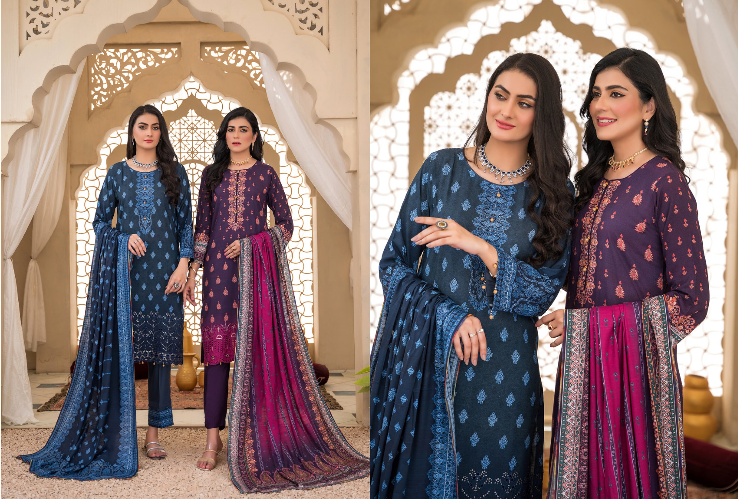 Eid Unstitched Partywear Eid Suit Pakistani Branded Designer Dress Salwar Kameez Suit Winterwear Linen Suit Unstitched Clothes for Women