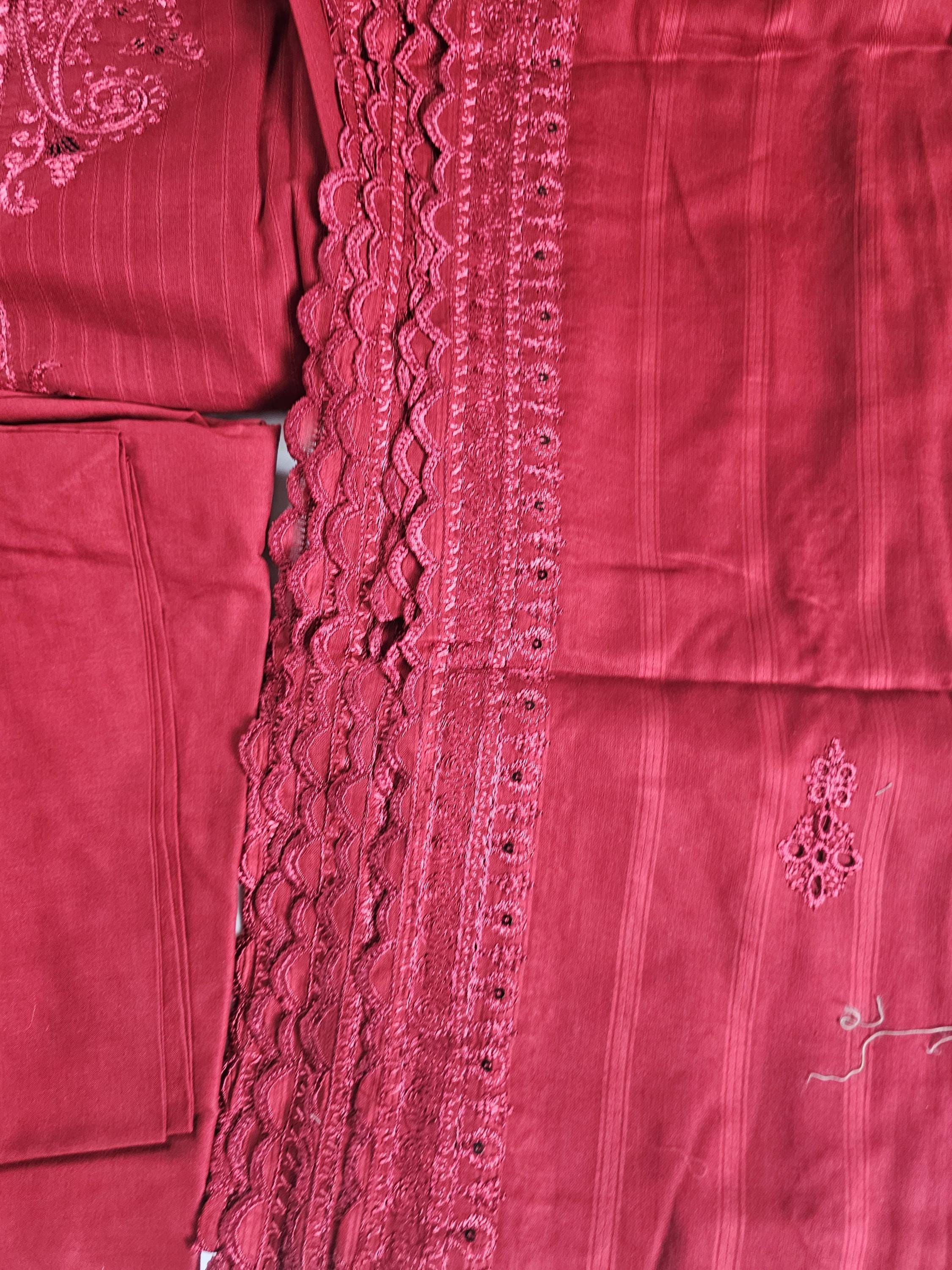 Eid Dress For Womens - Pakistani Embroidered Lawn Ramadan Partywear Festival Suits, Salwar Kameez Suit In  Large Size