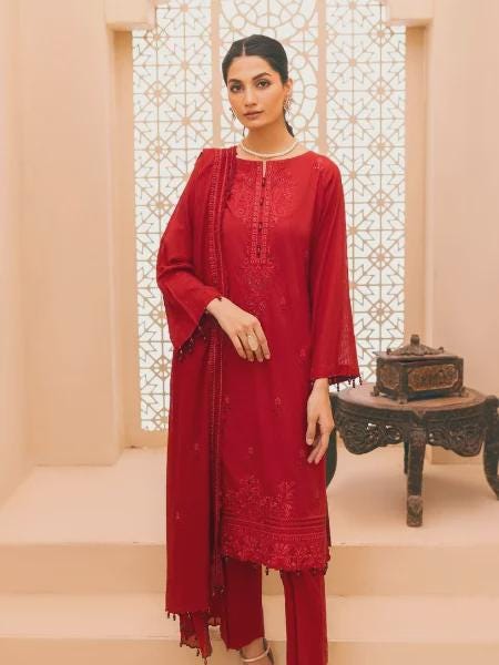 Eid Dress For Womens - Pakistani Embroidered Lawn Ramadan Partywear Festival Suits, Salwar Kameez Suit In  Large Size