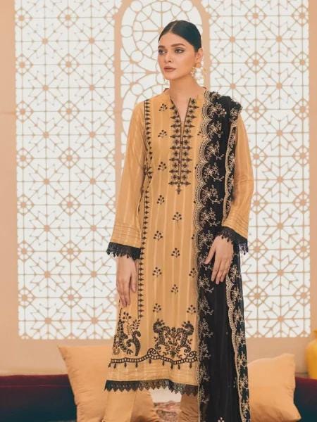 Eid Dress For Womens - Pakistani Embroidered Lawn Ramadan Partywear Festival Suits, Salwar Kameez Suit In  Large Size