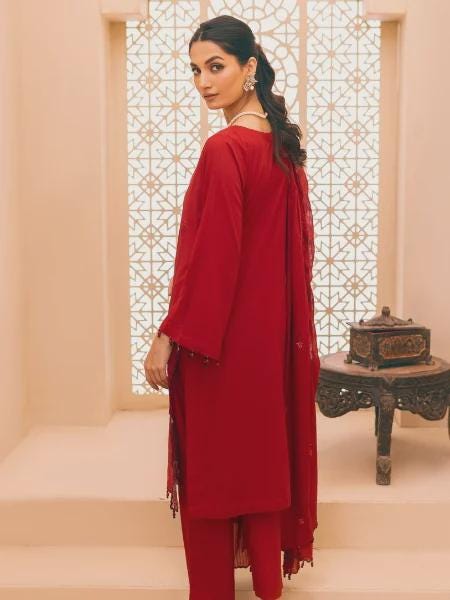 Eid Dress For Womens - Pakistani Embroidered Lawn Ramadan Partywear Festival Suits, Salwar Kameez Suit In  Large Size