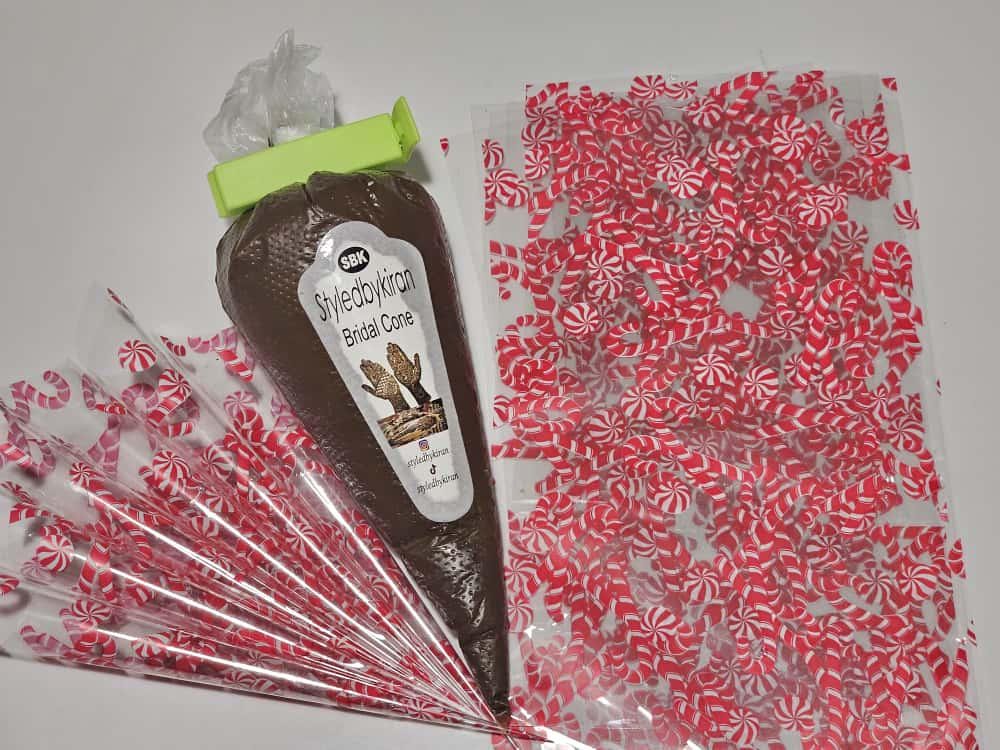 Henna Cones Paste for Newbie Henna Artist Practicing – Precut Rerolled Cone - Cellophane Sheets - Cello Rerolled Sheet -