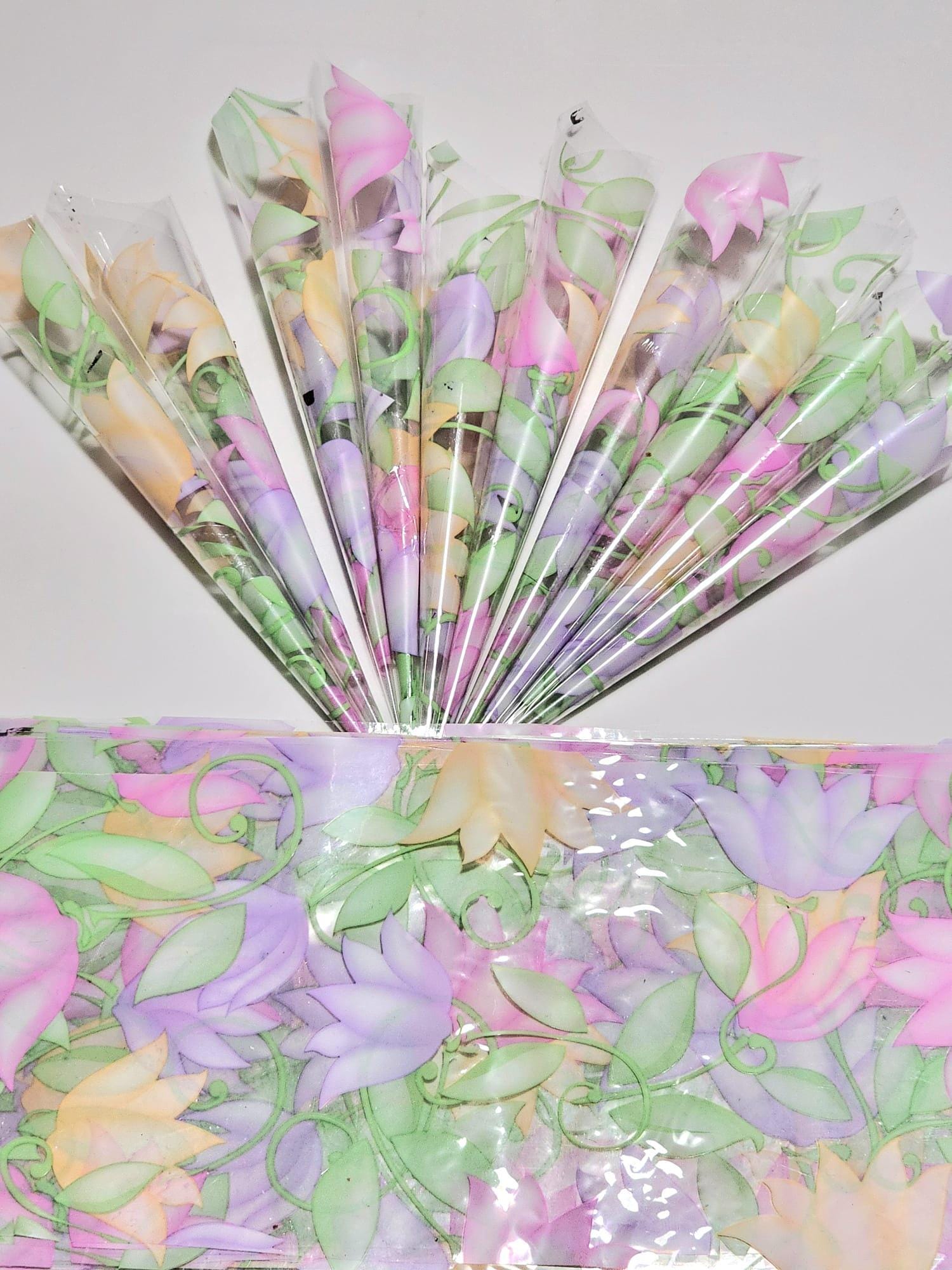 Henna Cones Paste for Newbie Henna Artist Practicing – Precut Rerolled Cone - Cellophane Sheets - Cello Rerolled Sheet -