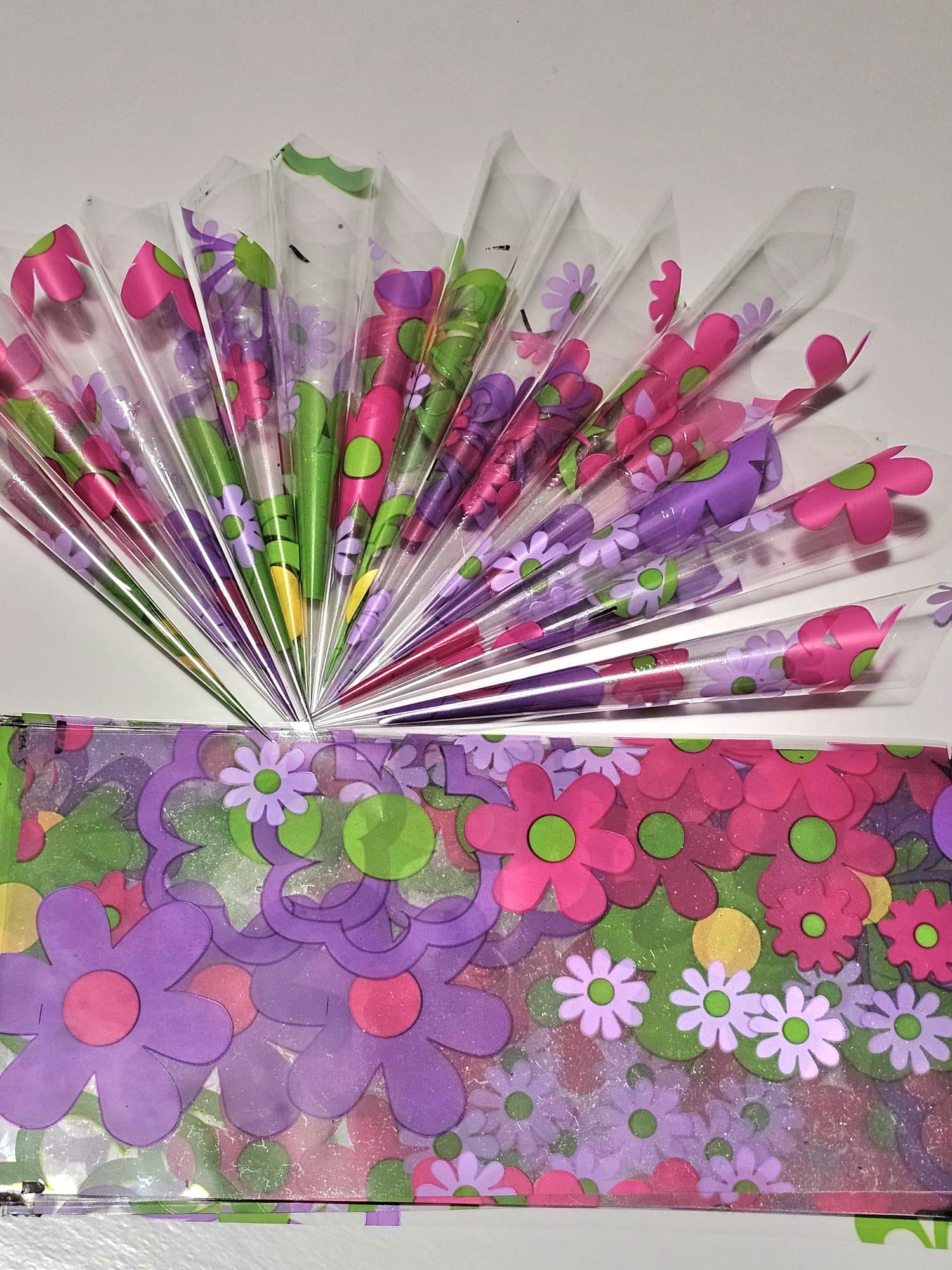Henna Cones Paste for Newbie Henna Artist Practicing – Precut Rerolled Cone - Cellophane Sheets - Cello Rerolled Sheet -