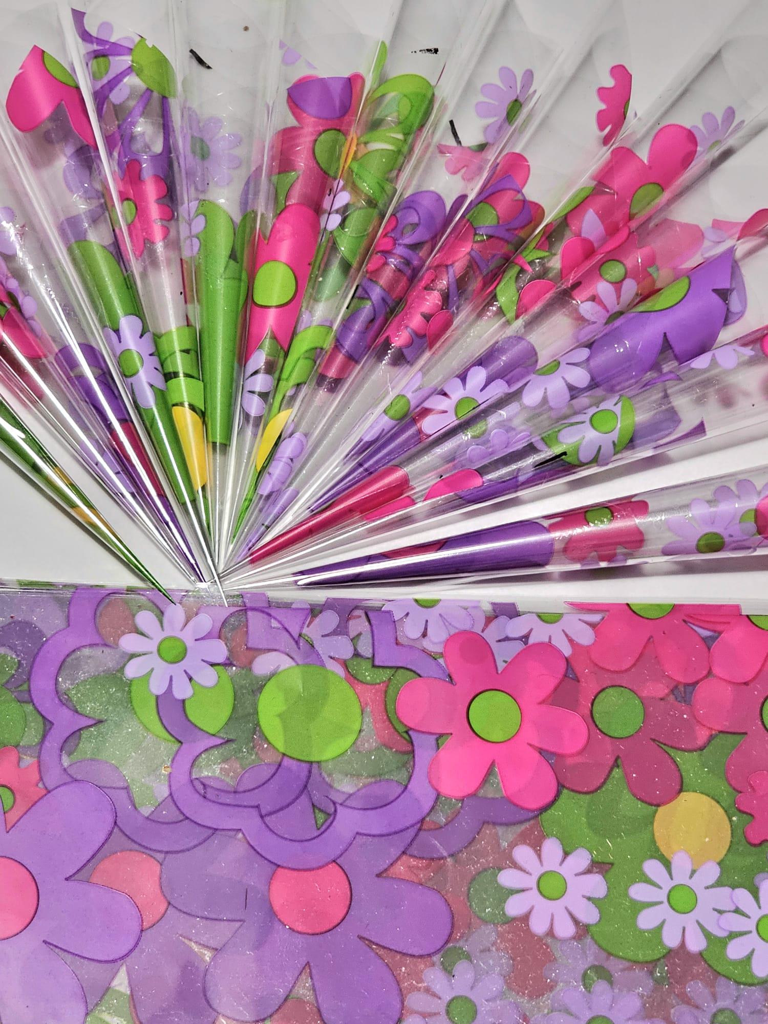 Henna Cones Paste for Newbie Henna Artist Practicing – Precut Rerolled Cone - Cellophane Sheets - Cello Rerolled Sheet -