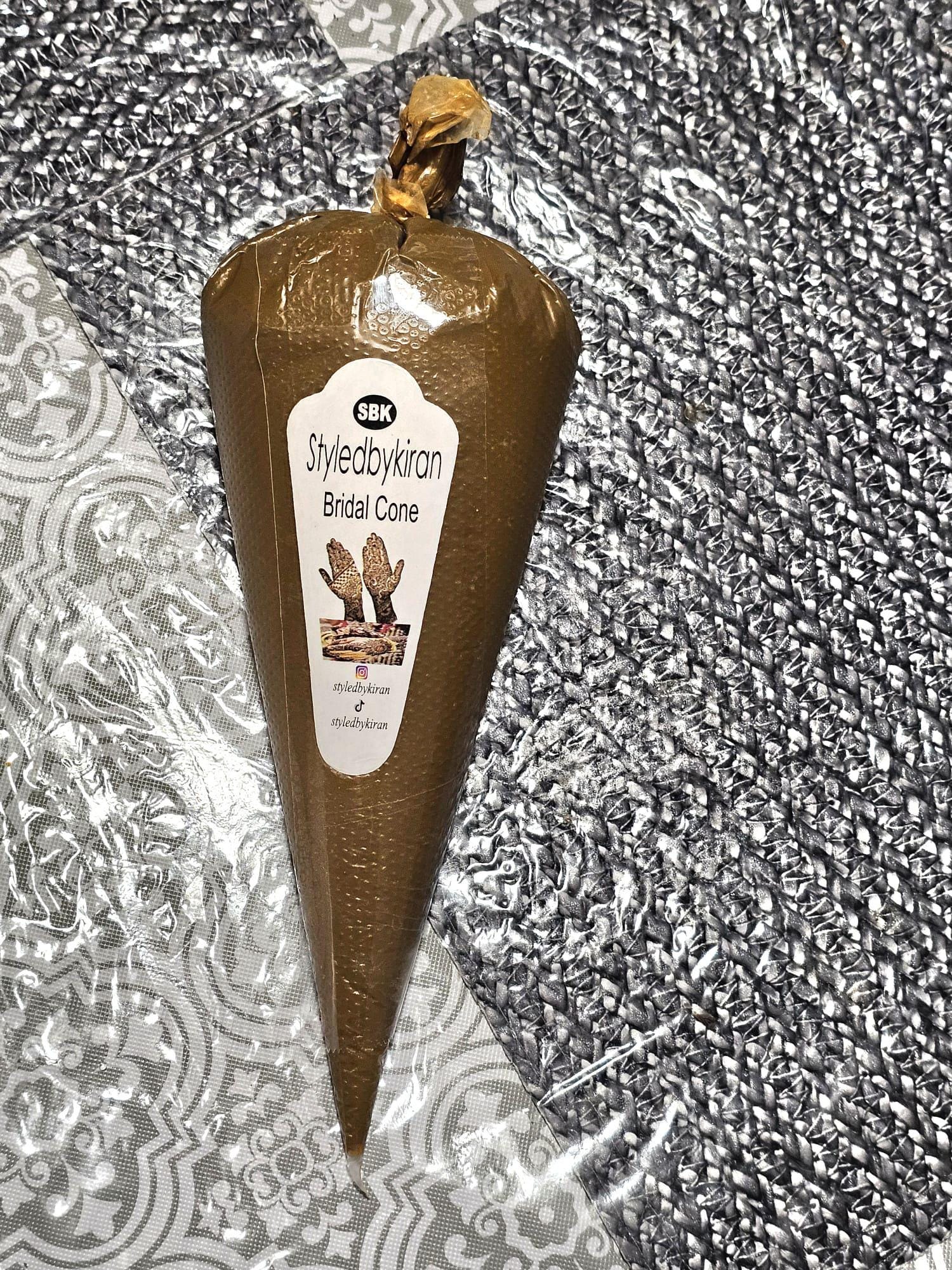 Henna Cones Paste for Newbie Henna Artist Practicing – Precut Rerolled Cone - Cellophane Sheets - Cello Rerolled Sheet -