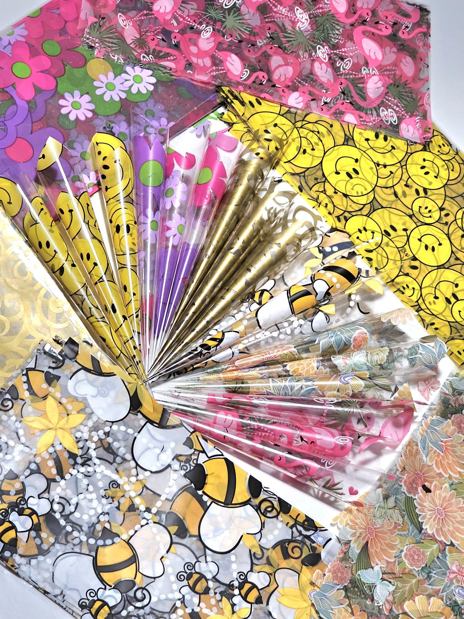 Henna Cones Paste for Newbie Henna Artist Practicing – Precut Rerolled Cone - Cellophane Sheets - Cello Rerolled Sheet -